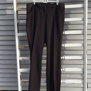 Deep chocolate modern fit pants